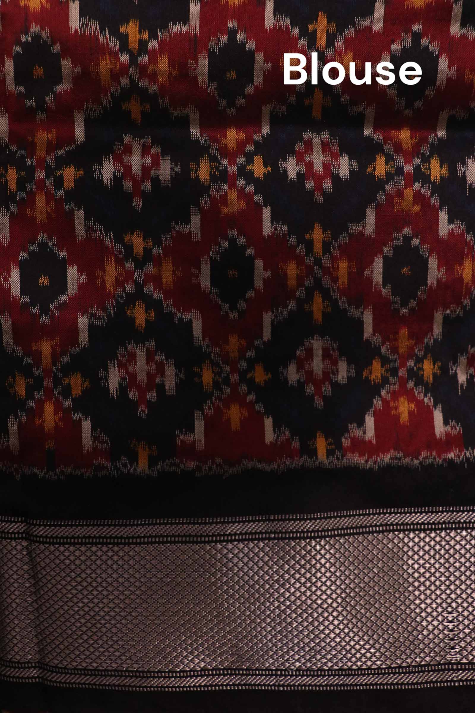 Pure Handloom Patola Ikat Silk Saree AL211721